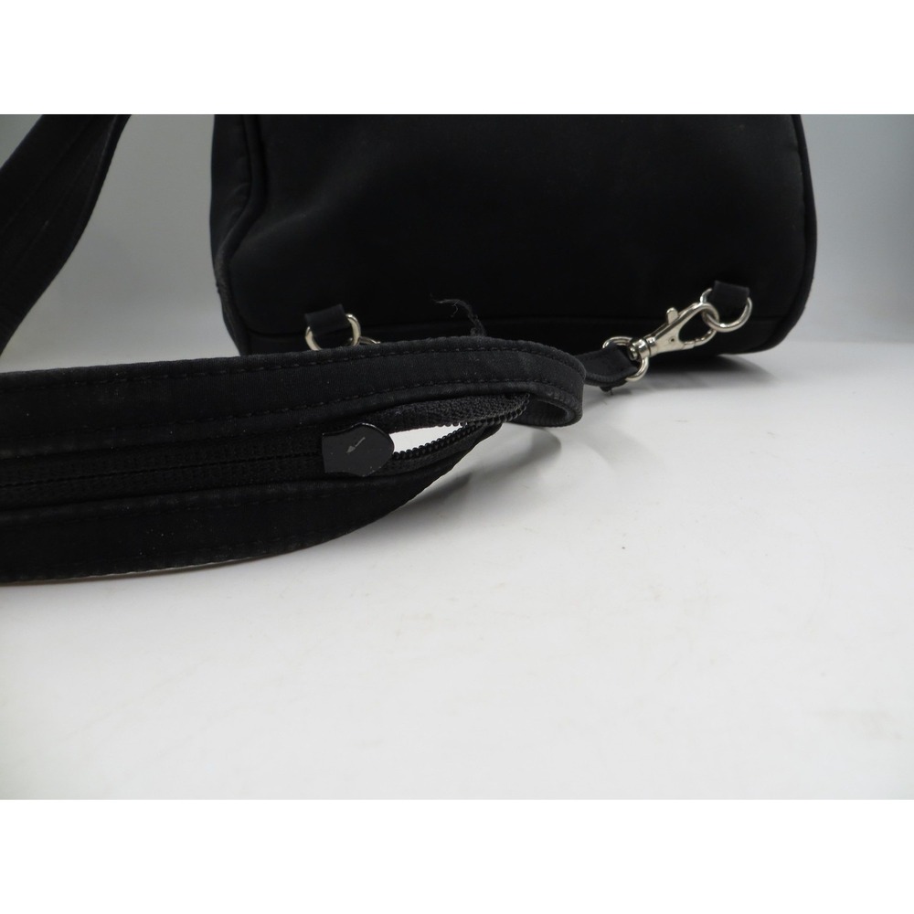 Nine West Backpack Womens Black Medium Nylon Convertible Shoulder Bag Purse Zip - Picture 3 of 7